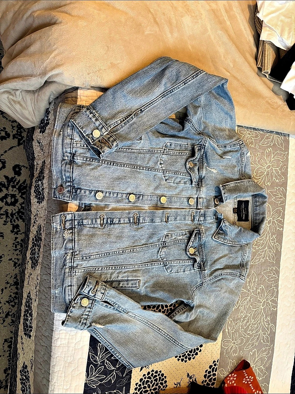 Lucky Brand Women's Blue Denim Jean Jacket